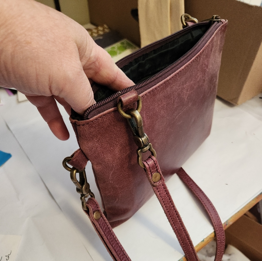 Odin Lynch Crossbody Wristlet Plum